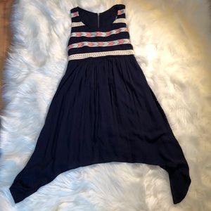 NWT Navy Paper Doll Dress